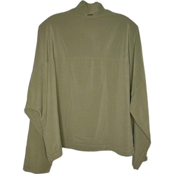 PrAna Railay 1/4 Zip Pullover - Rye Green - XL - Picture 6 of 10